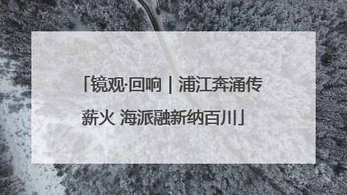 镜观·回响｜浦江奔涌传薪火 海派融新纳百川