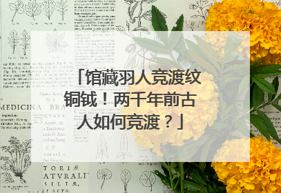 馆藏羽人竞渡纹铜钺！两千年前古人如何竞渡？