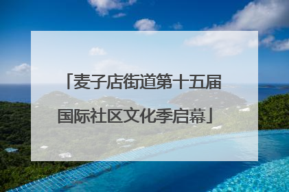 麦子店街道第十五届国际社区文化季启幕