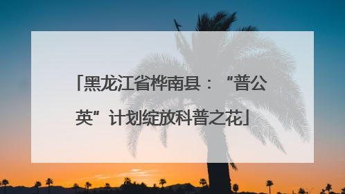 黑龙江省桦南县：“普公英”计划绽放科普之花