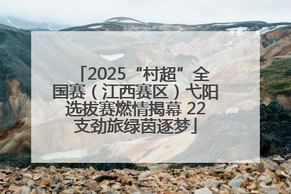 2025“村超”全国赛（江西赛区）弋阳选拔赛燃情揭幕 22支劲旅绿茵逐梦