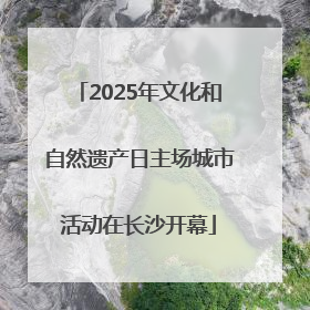 2025年文化和自然遗产日主场城市活动在长沙开幕