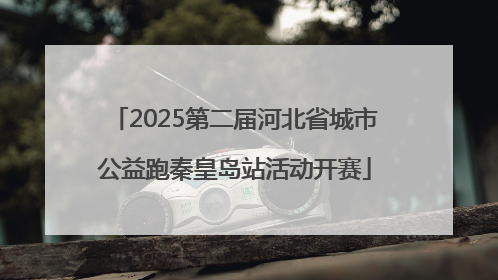 2025第二届河北省城市公益跑秦皇岛站活动开赛