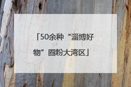 50余种“淄博好物”圈粉大湾区