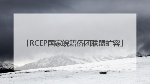 RCEP国家皖籍侨团联盟扩容